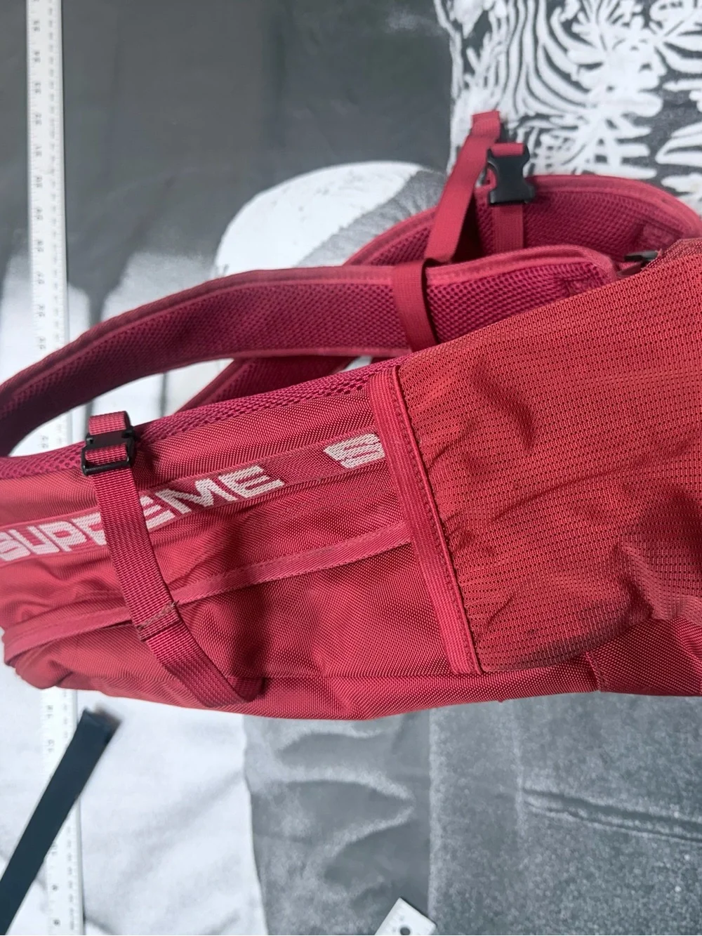 Supreme SS18 Red Backpack Bag